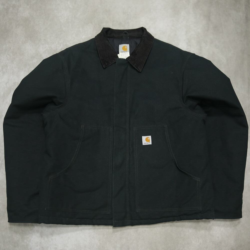 Vintage Carhartt J02 BLK Black Arctic Jacket Size 44 Large